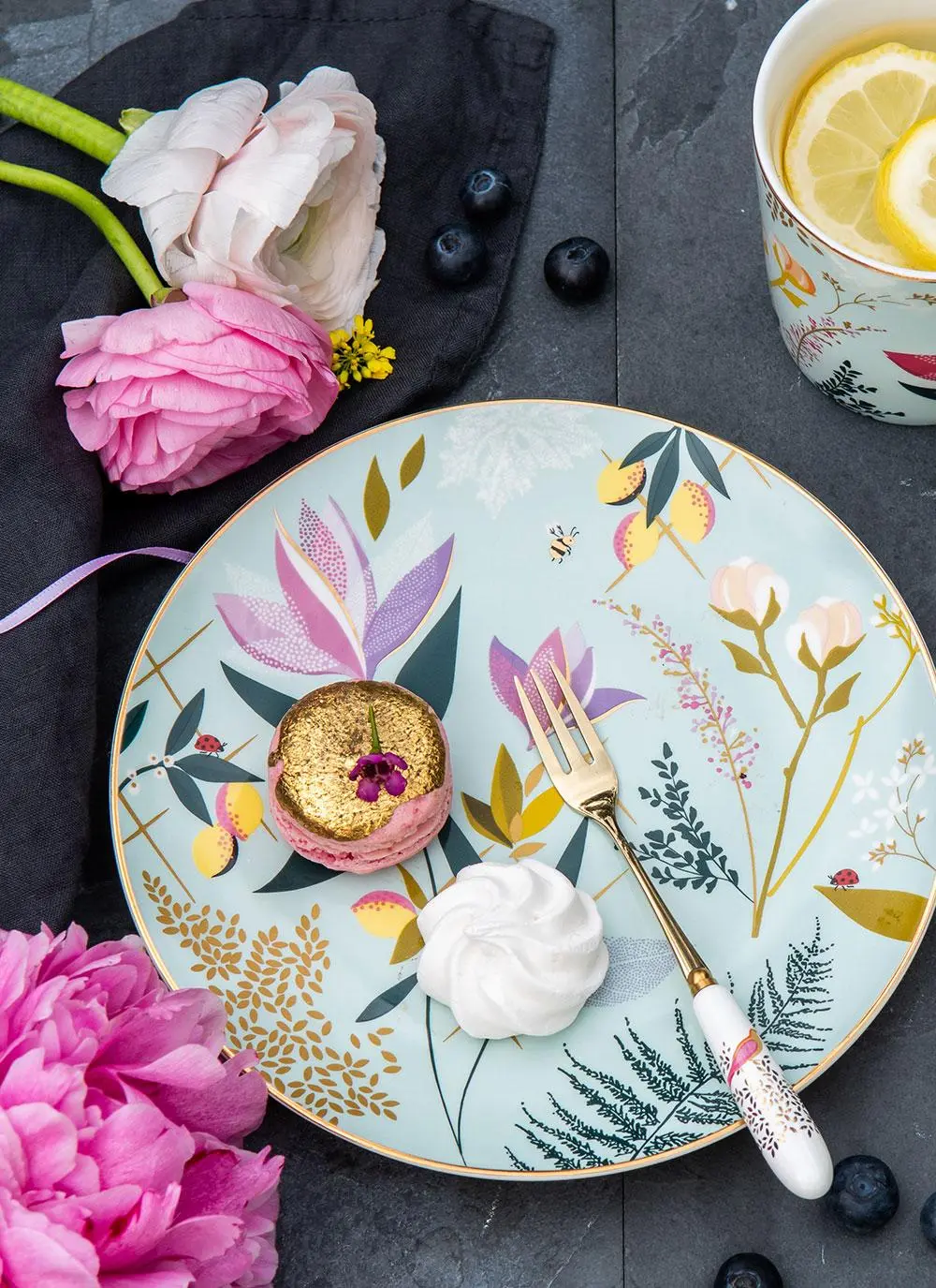 Sara Miller Orchard Cake Plates 