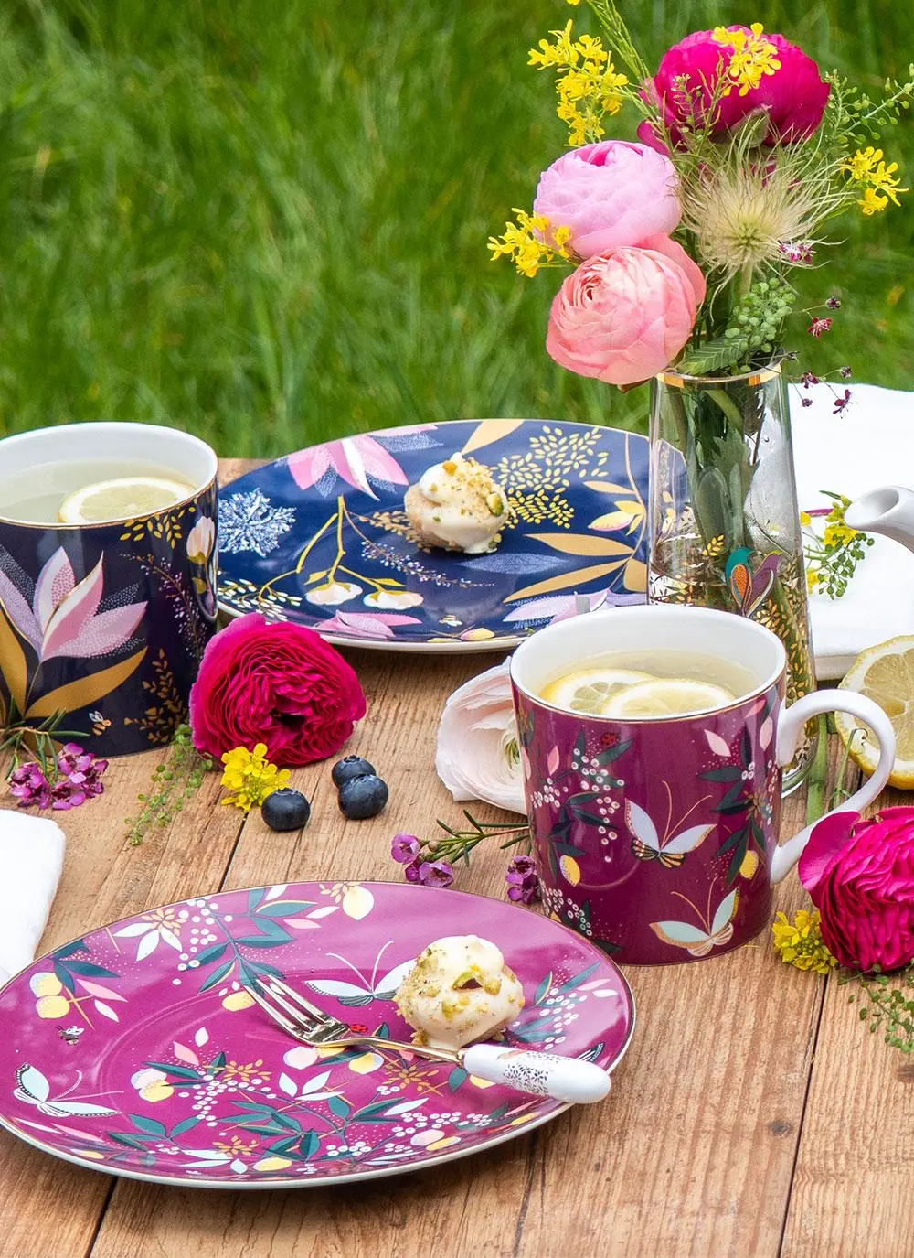 Sara Miller Orchard Cake Plates 