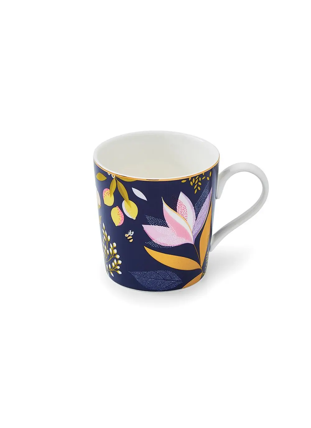 Sara Miller Orchard Mug in Navy
