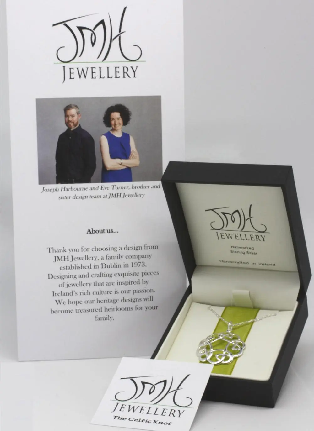 10K Gold Claddagh Emerald Diamond Engagement Band