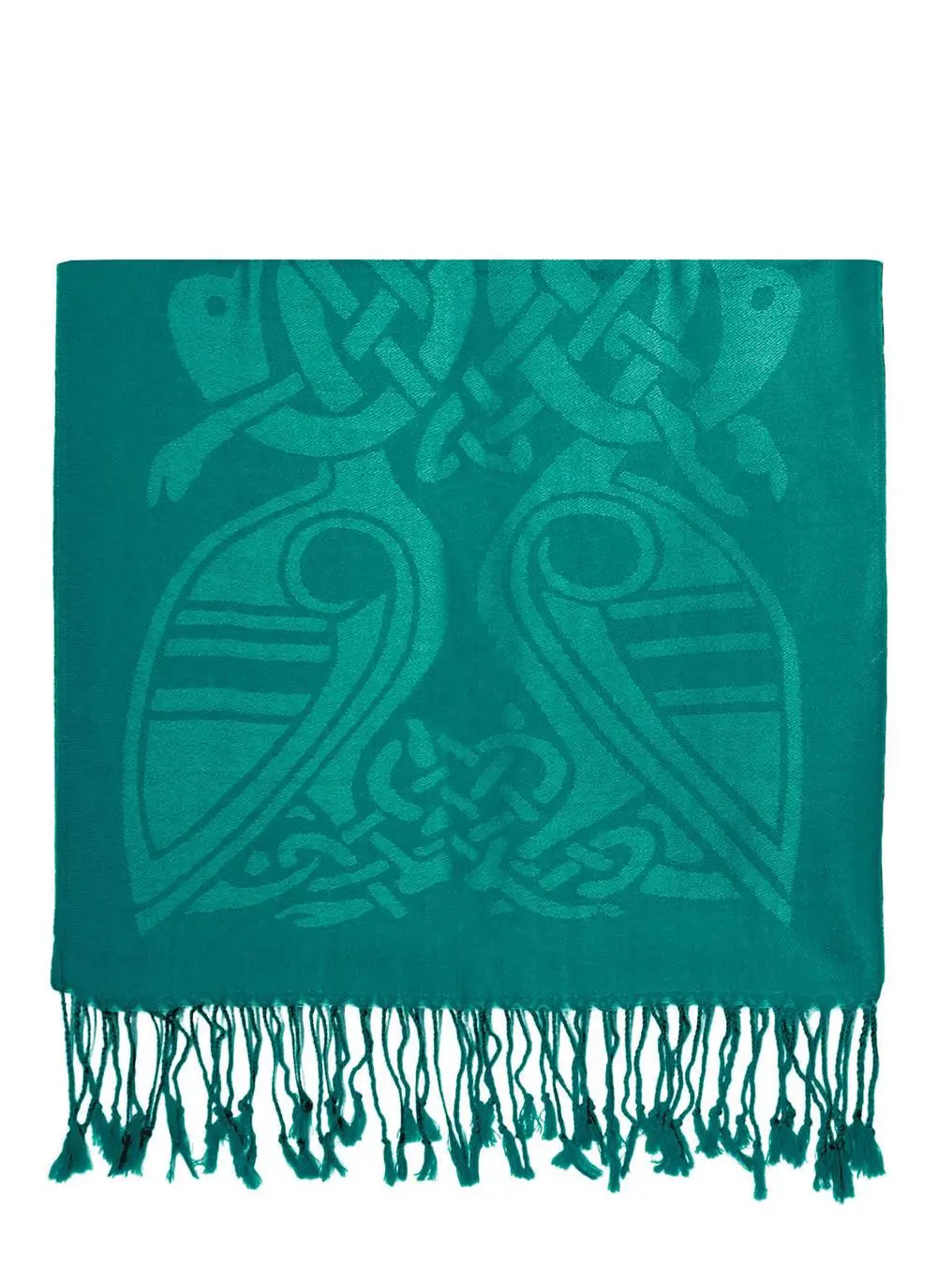 Wool Dynasty Green Celtic Scarf