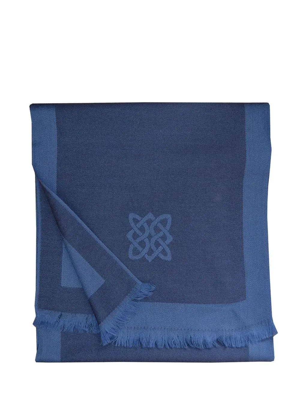 100% Pure New Wool Navy Scarf