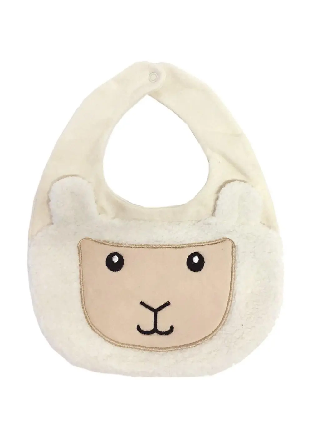 Sheep Bib & Vest Set Cream
