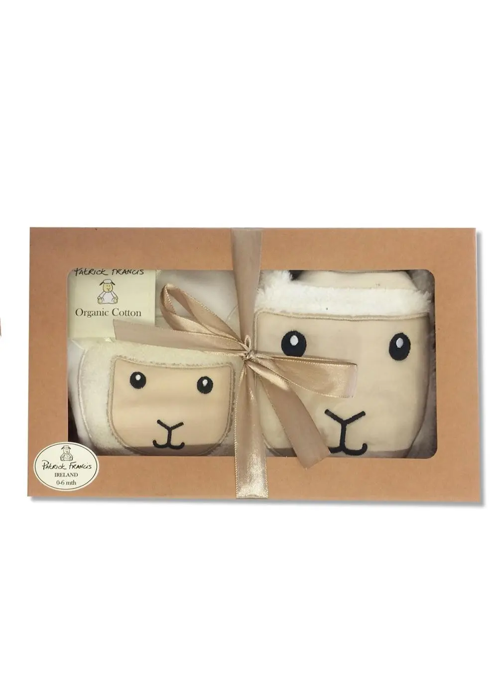 Sheep Bib & Vest Set Cream