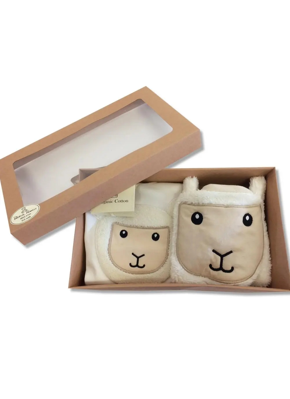 Sheep Bib & Vest Set Cream