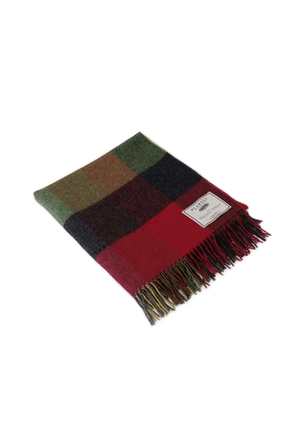 Mulberry Check Lambswool Throw
