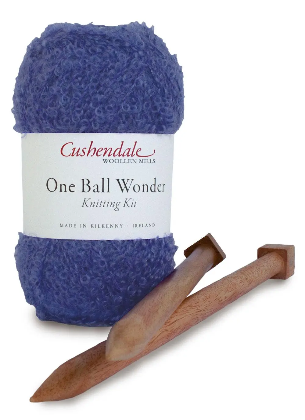 One Ball Wonder Scarf Knitting Kit in Violet