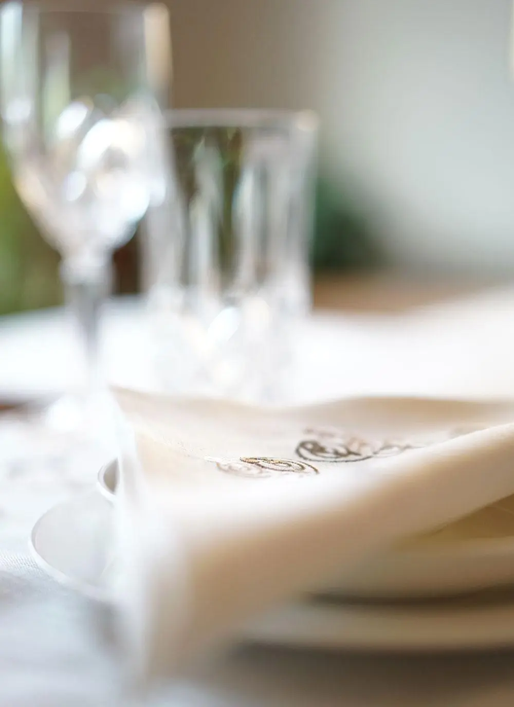 Cream Adrieanna Linen Napkins Set of 4