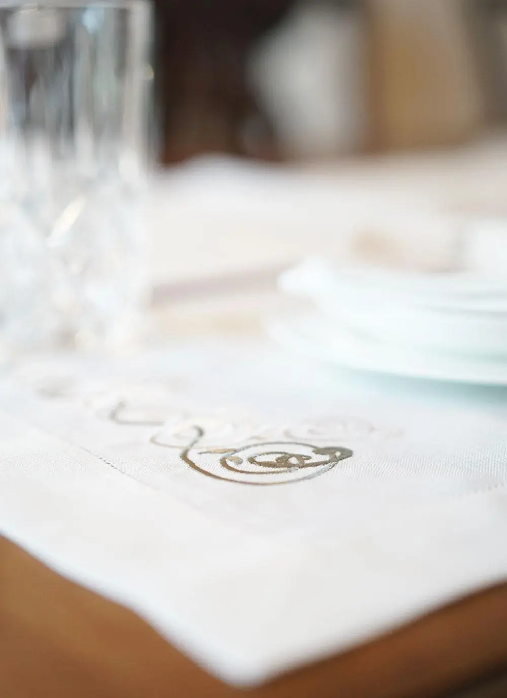 Cream Adrieanna Linen Placemats Set of 4