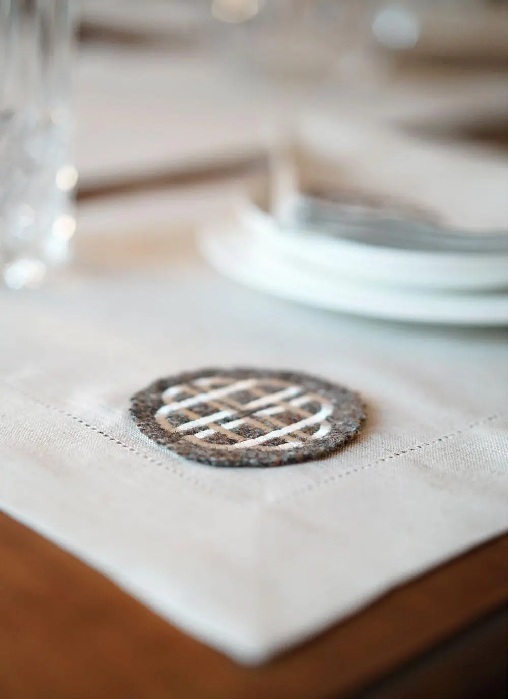 Natural Tweed Grainne Linen Placemats Set of 4