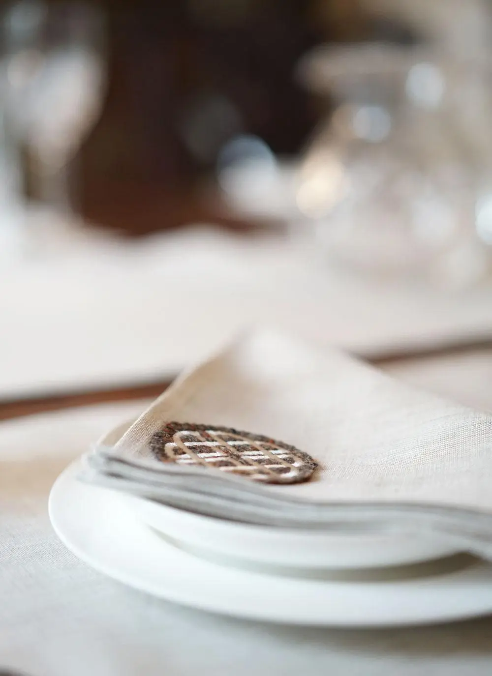 Natural Tweed Grainne Linen Napkins Set of 4