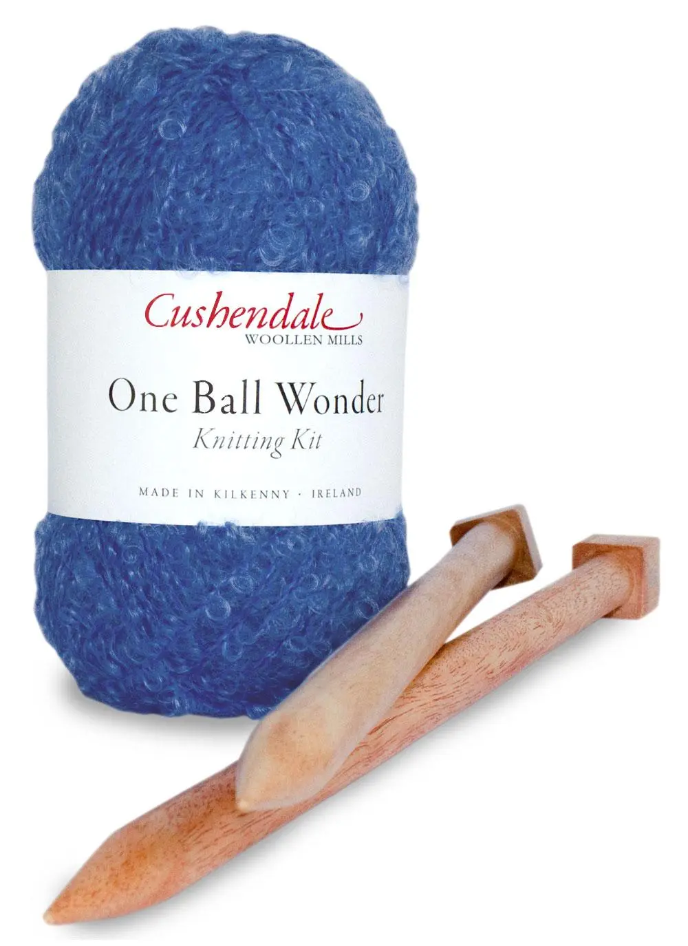One Ball Wonder Scarf Knitting Kit in Azure