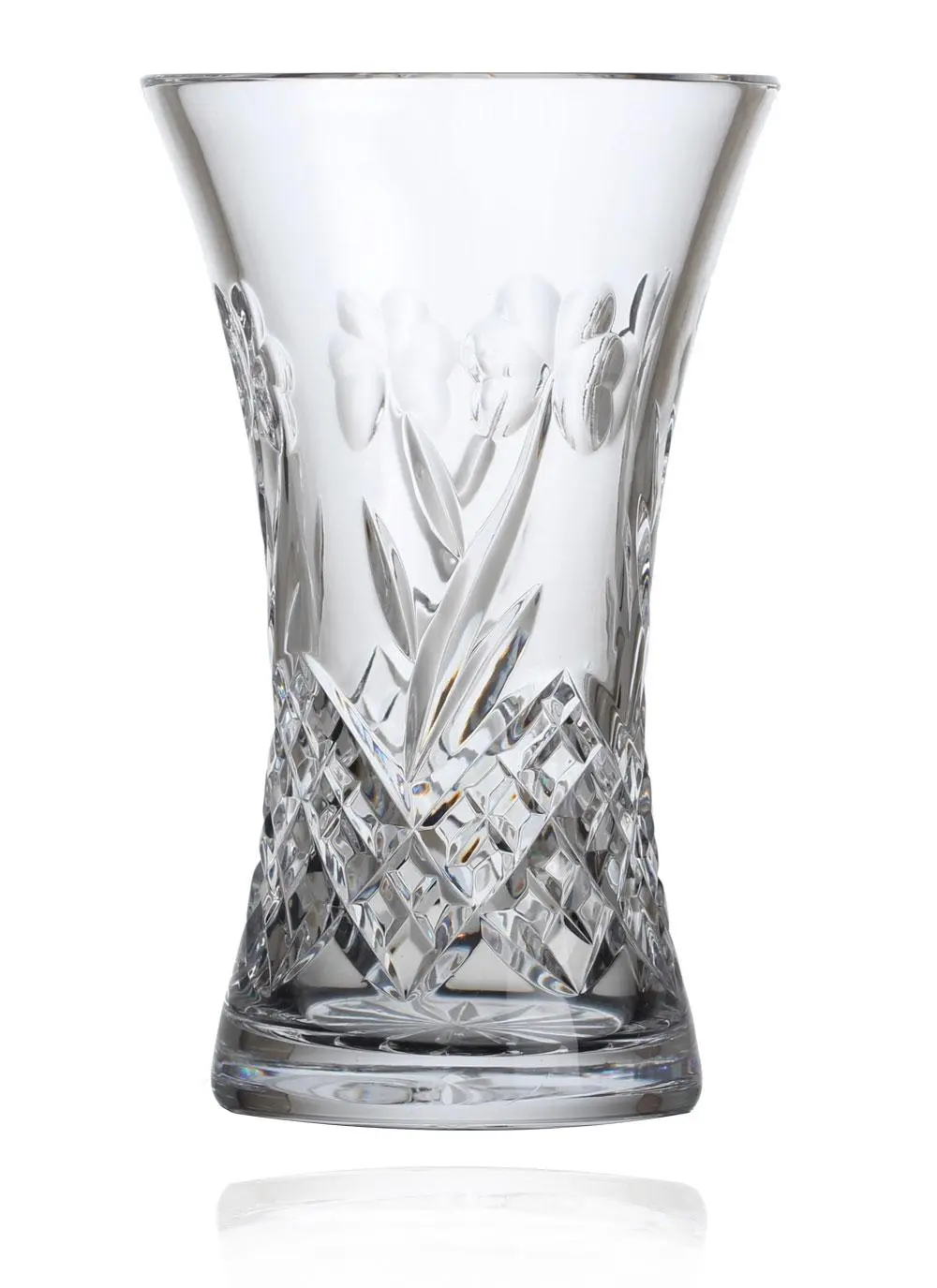 Emerald Crystal Shamrock 6 Inch Flared Vase