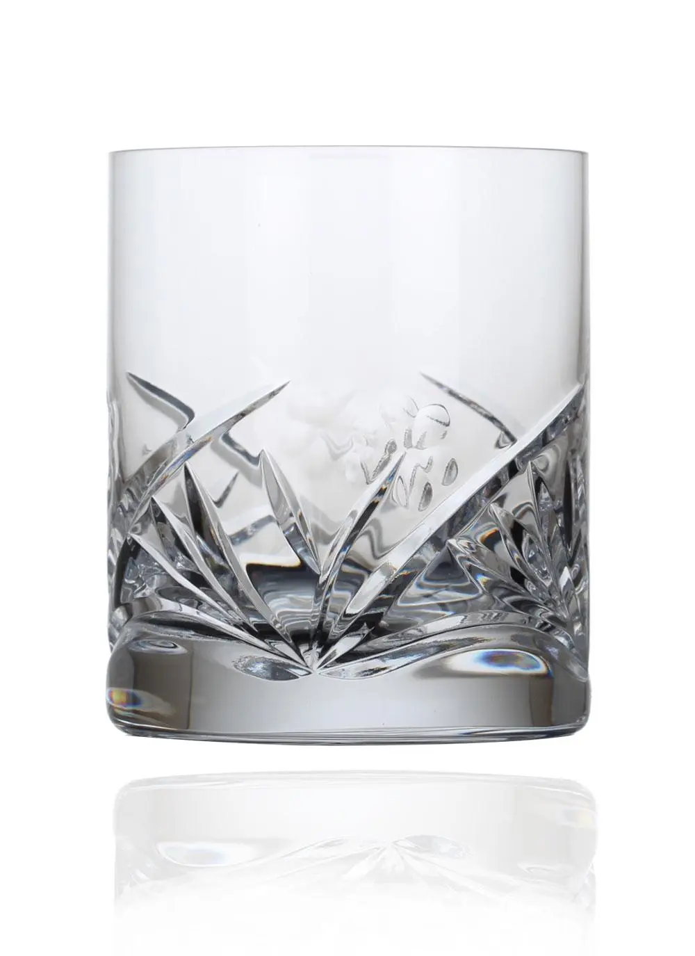Emerald Crystal Shamrock Double Old Fashioned Glasses