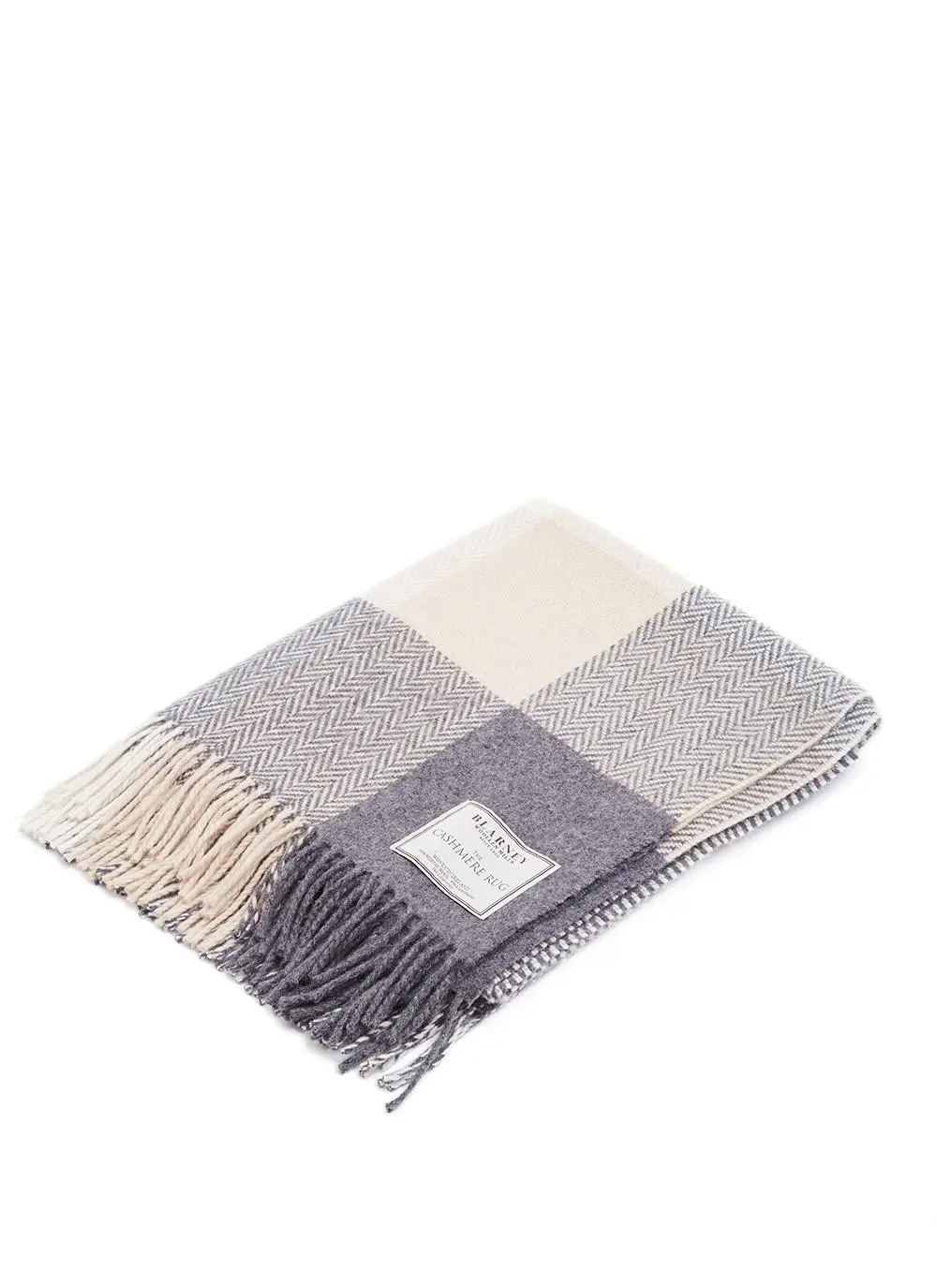 Patchwork Wool Cashmere Throw