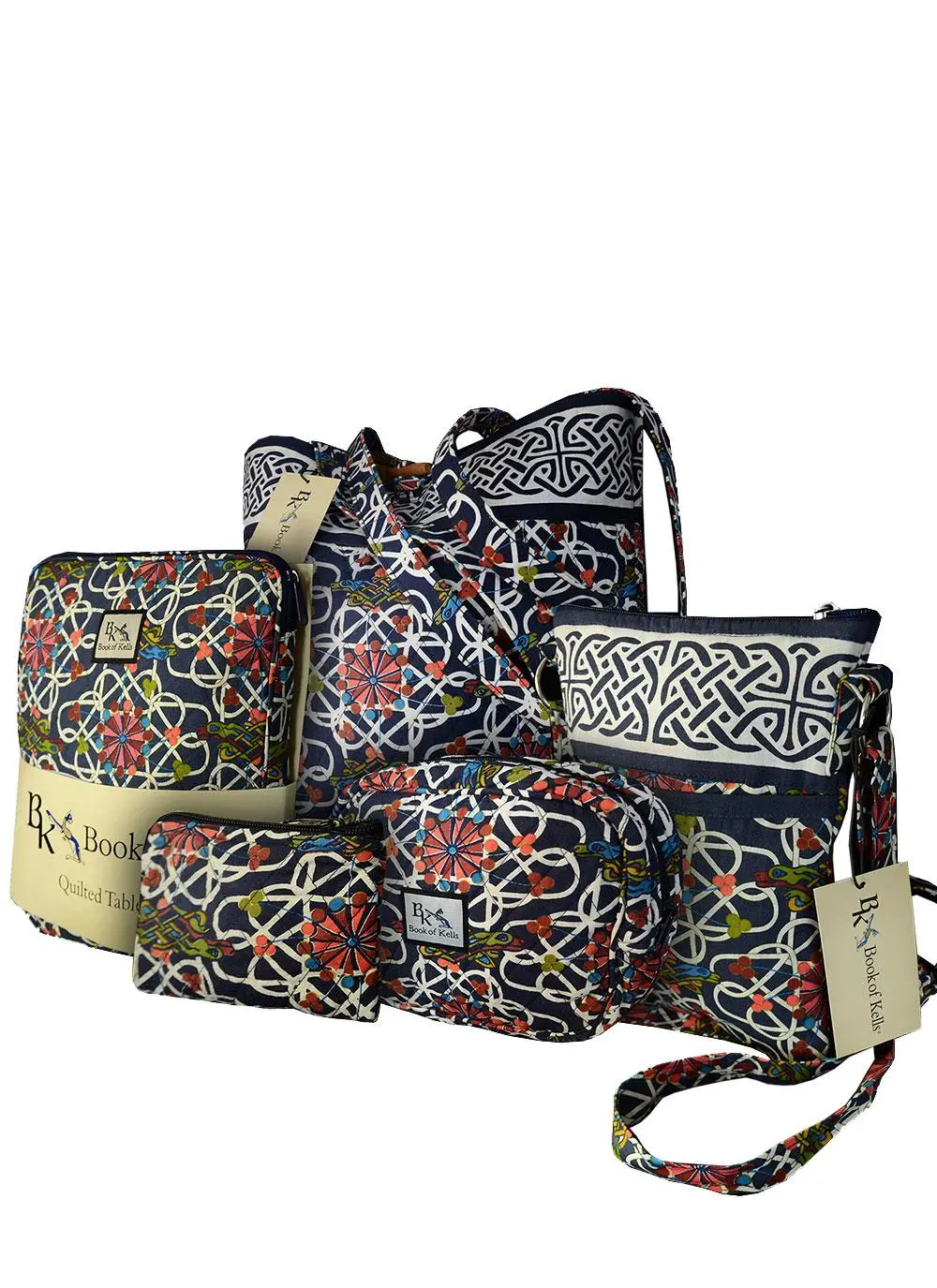 Book of Kells Navy Cosmetic Bag