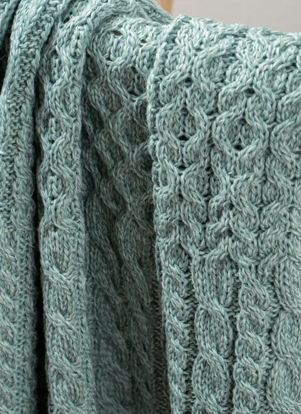 Personalized Patchwork Aran Throw 