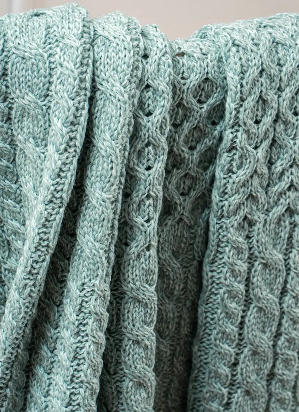 Personalized Patchwork Aran Throw 
