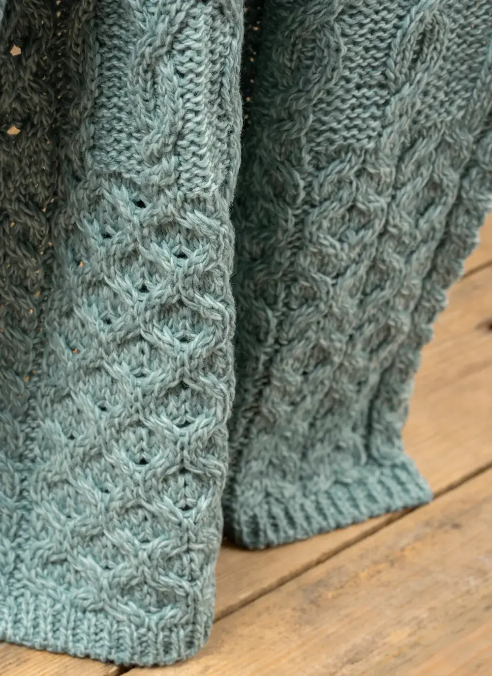 Personalized Patchwork Aran Throw 