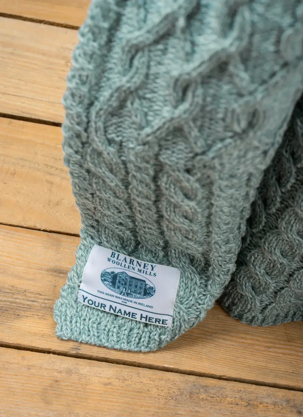 Personalized Patchwork Aran Throw 
