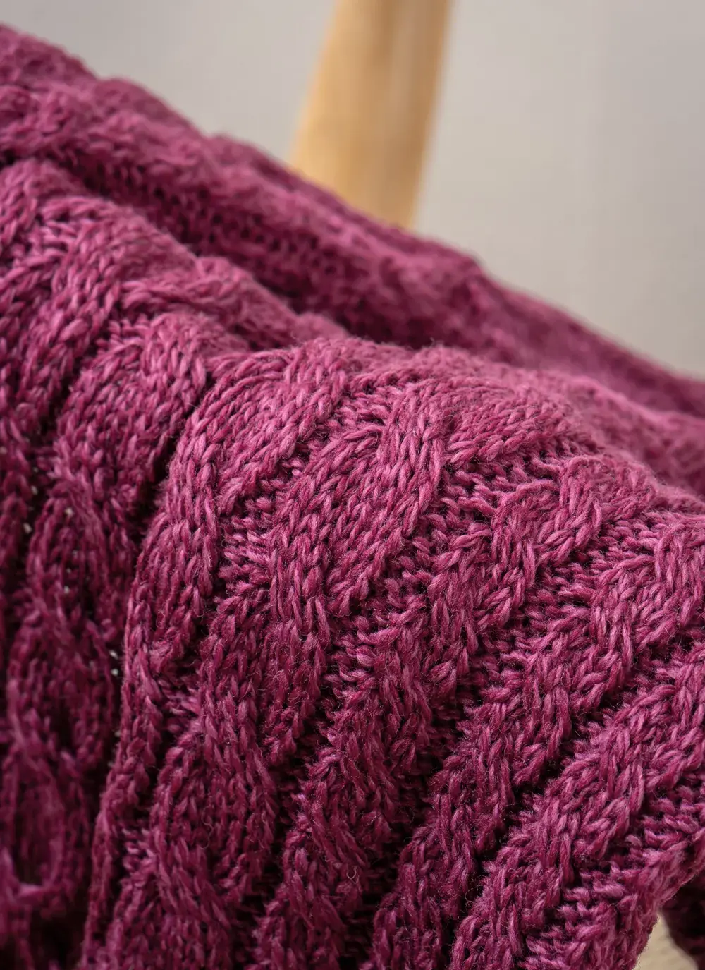 Personalized Patchwork Aran Throw 