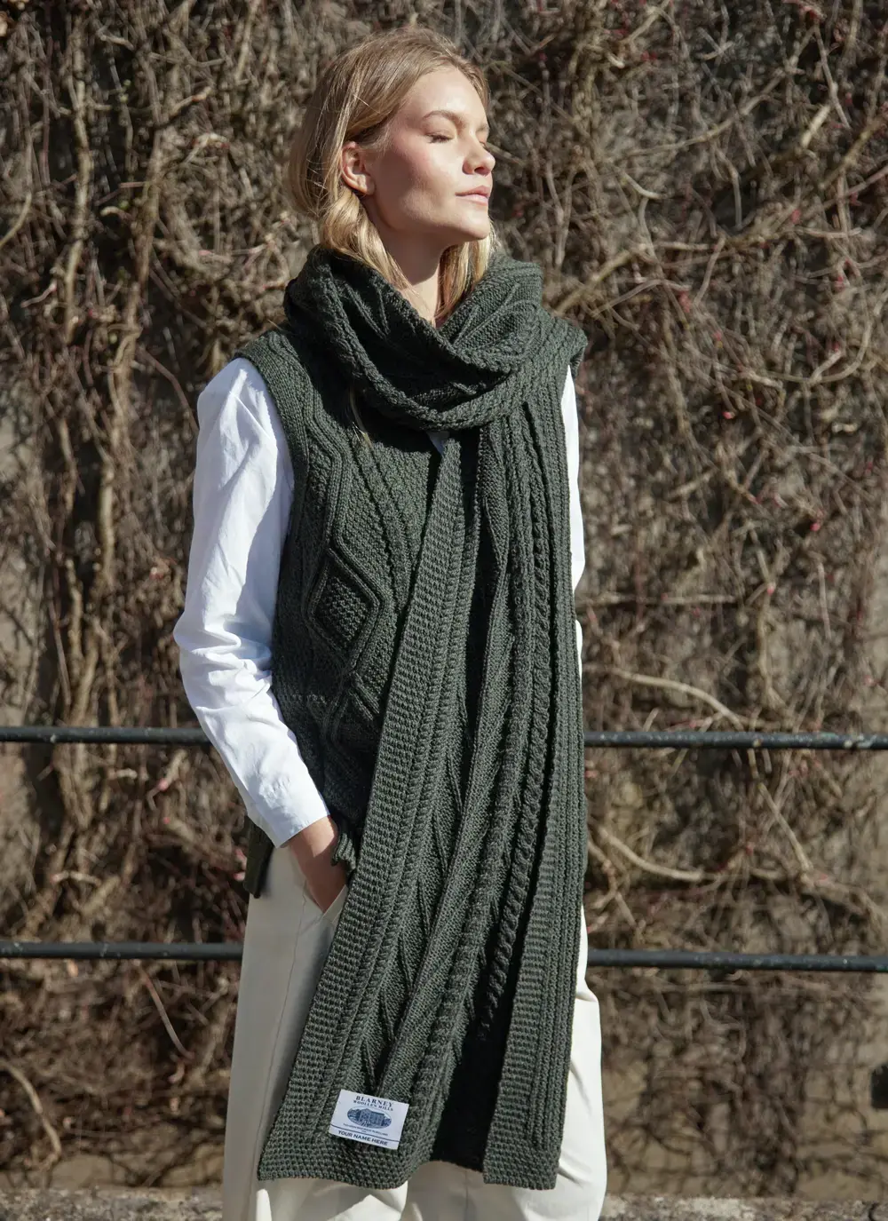 Personalized Tree of Life Scarf