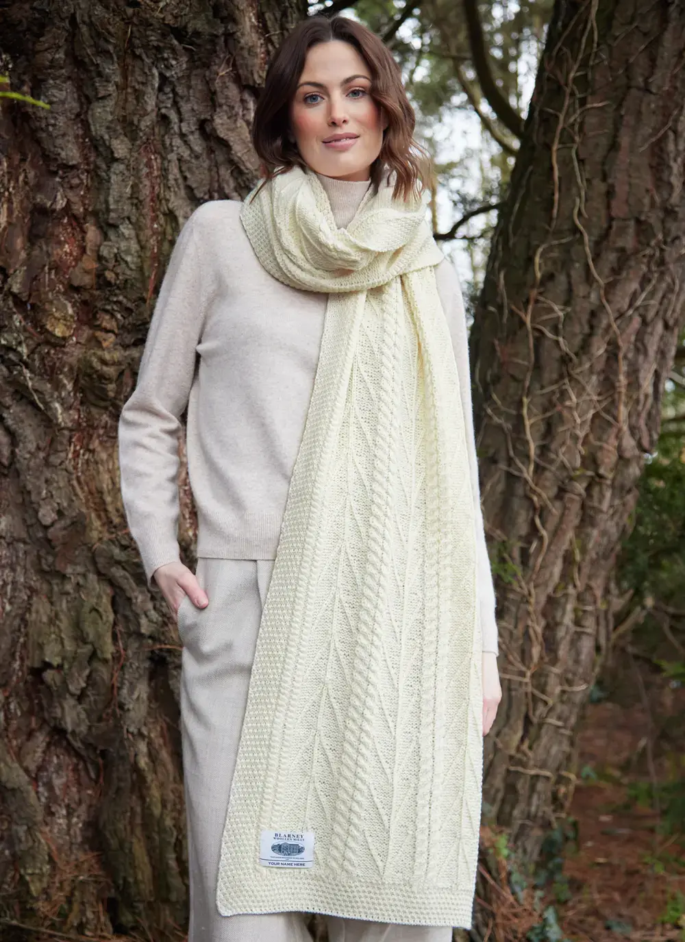 Personalized Tree of Life Scarf
