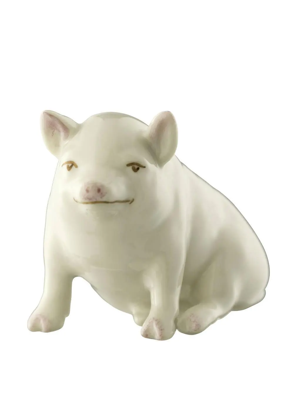 Belleek Classic Pig Figurine