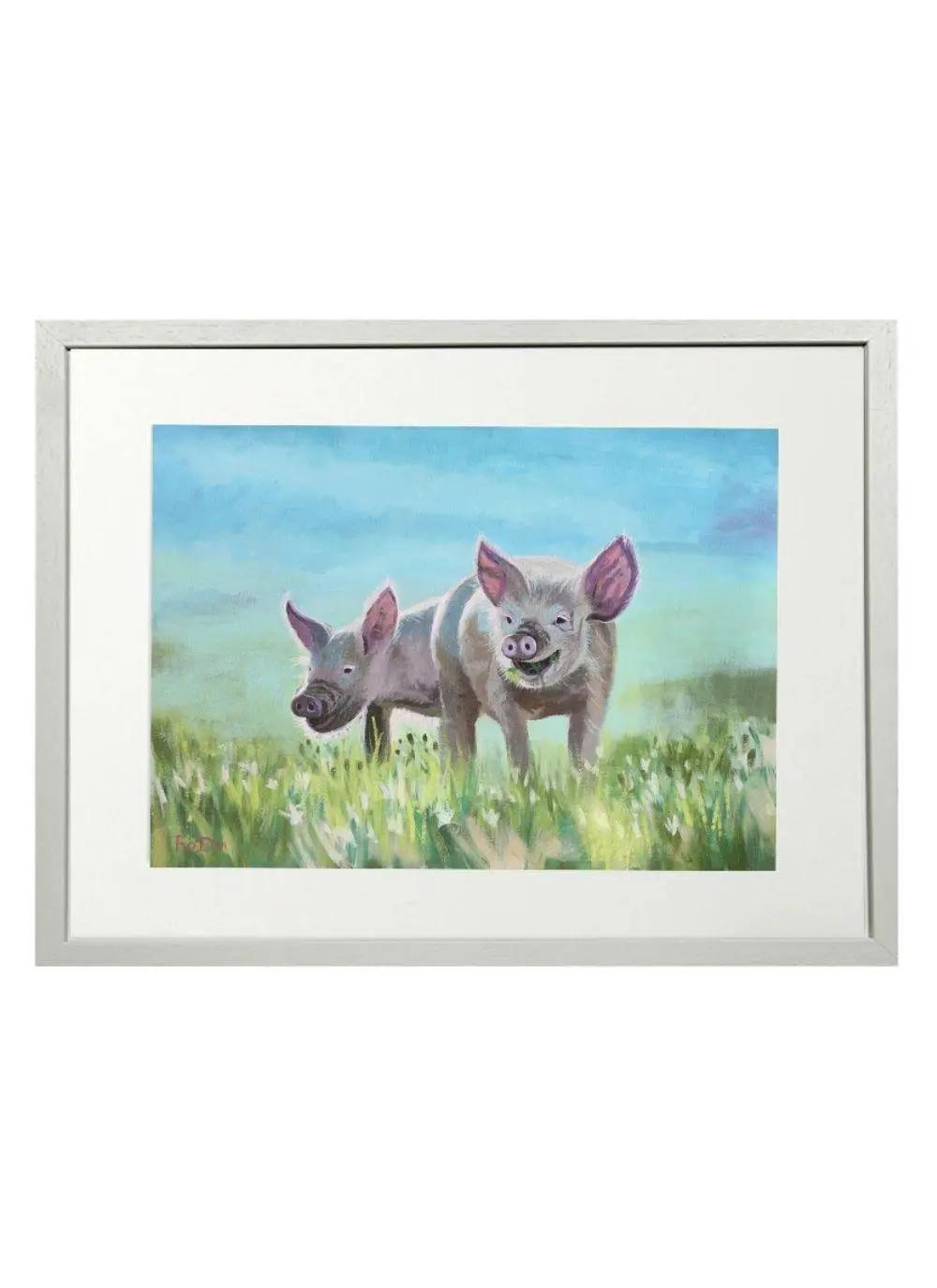 It's a Pig's Life Framed Print (17 x 13 inches)