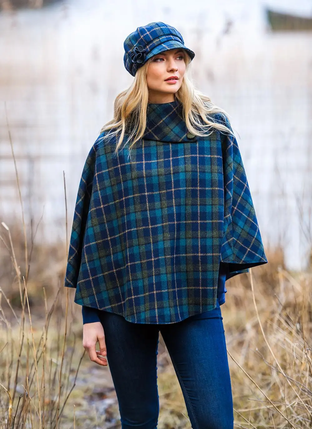 Mucros Wool Poncho