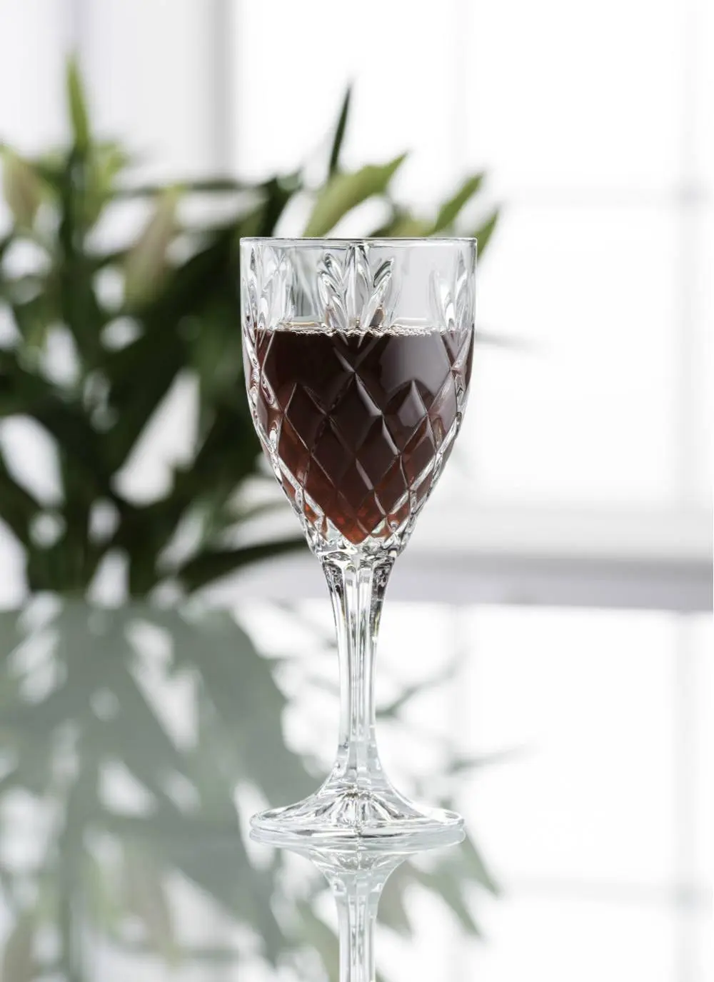 Galway Crystal Renmore Wine Goblets Set of 6