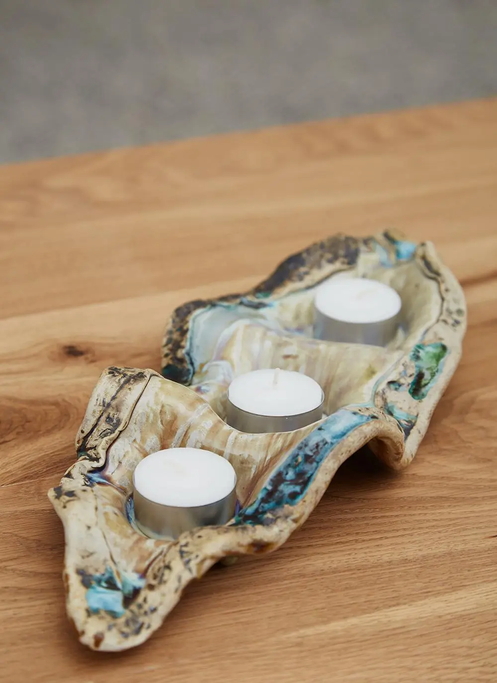 Rockpool Trio Tealight Centerpiece