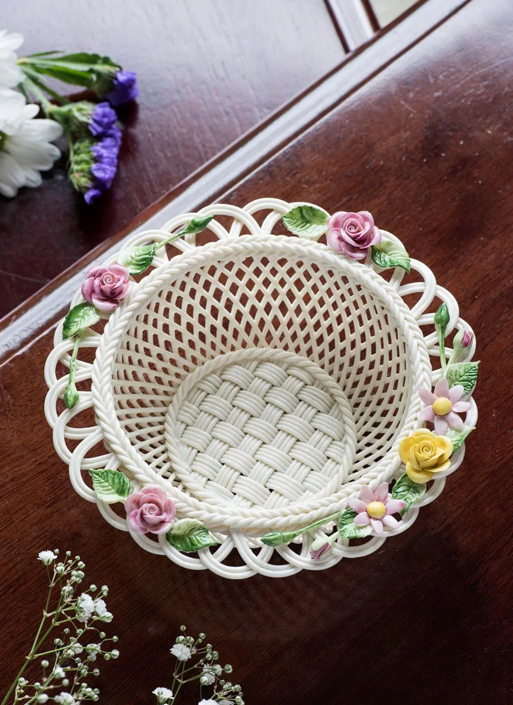 Rose Gerbera Basket