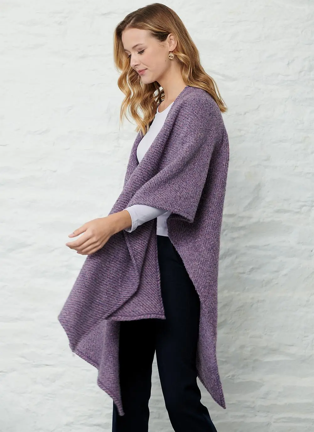 Ruana Cape Kildare Plum