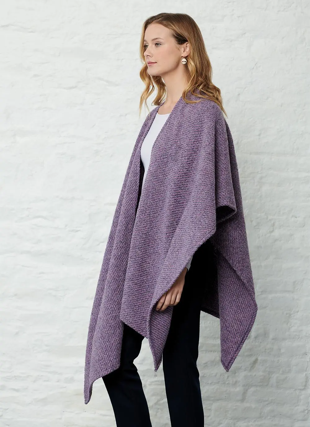 Ruana Cape Kildare Plum