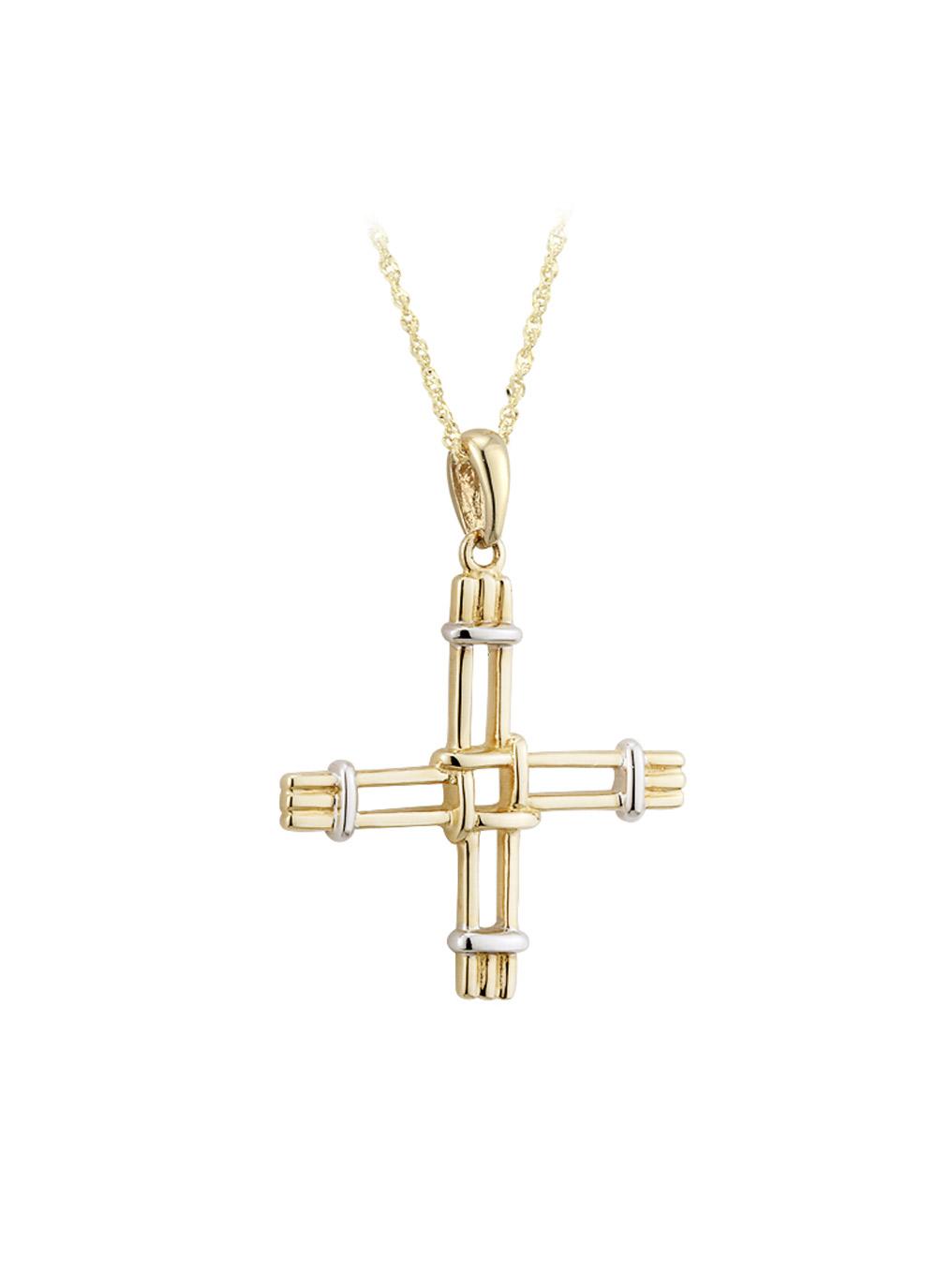 10K Gold St. Brigid's Cross Pendant | Blarney