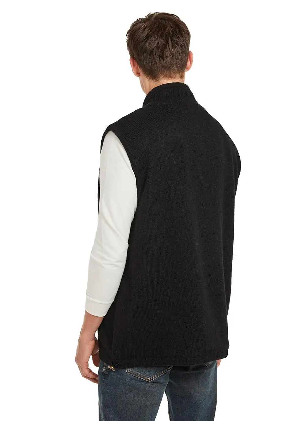 Aran Heritage Zip Gilet    
