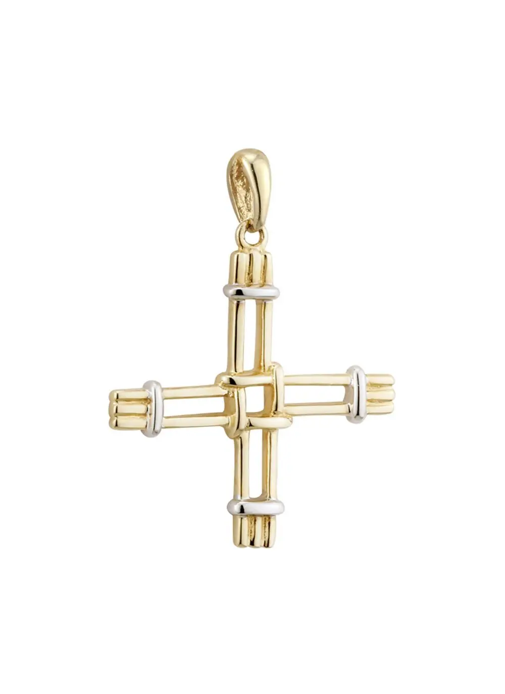 14K Gold St. Brigid's Cross Charm