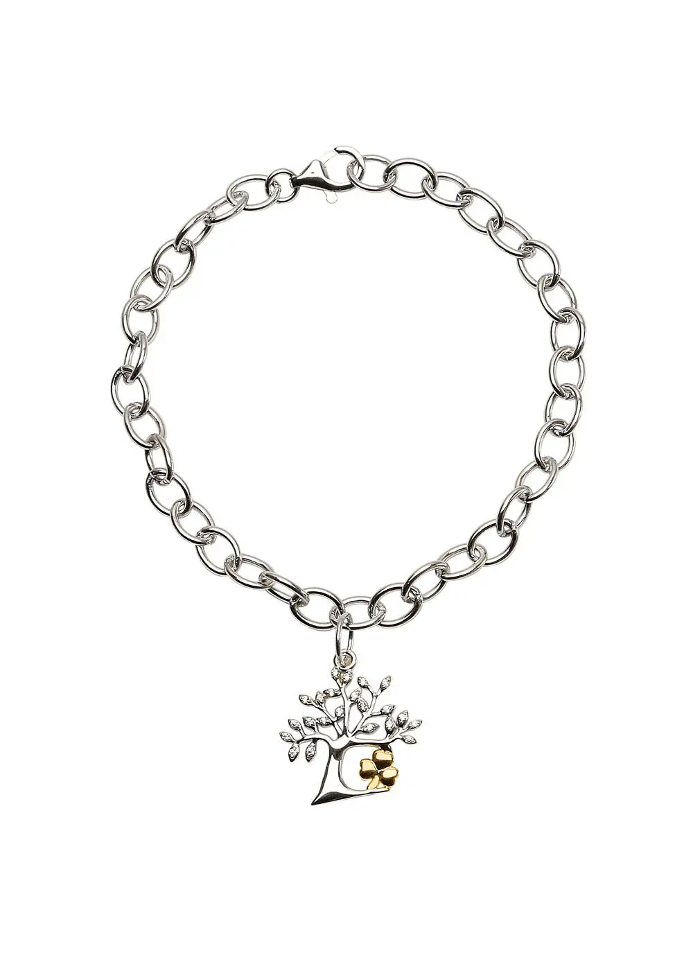 Celtic Tree Of Life Shamrock Bracelet