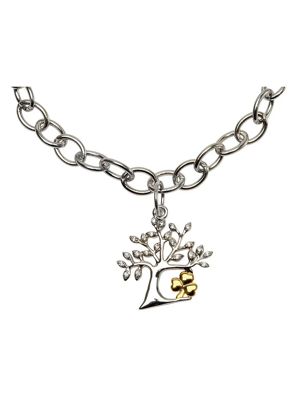Celtic Tree Of Life Shamrock Bracelet