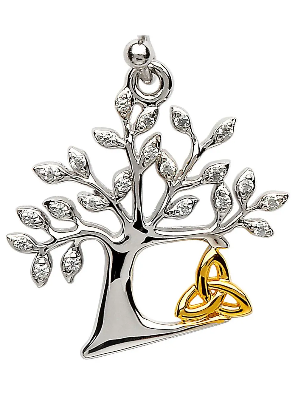 Celtic Tree Of Life Trinity Earrings