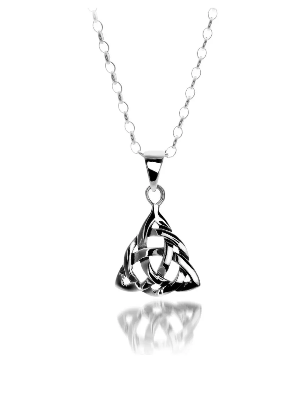 Sterling Silver Celtic Trinity Knot Pendant 