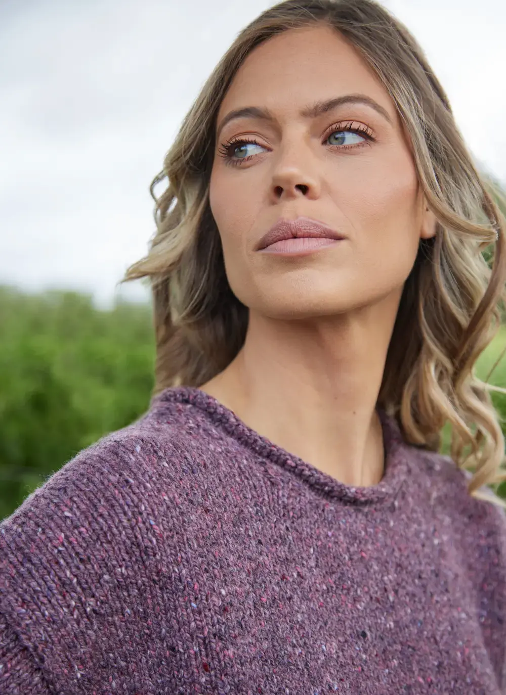 Donegal Fleck T-Shirt Pocket Sweater