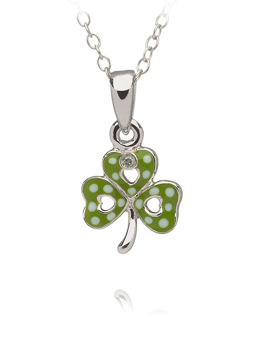 Celtic Princess Shamrock Pendant