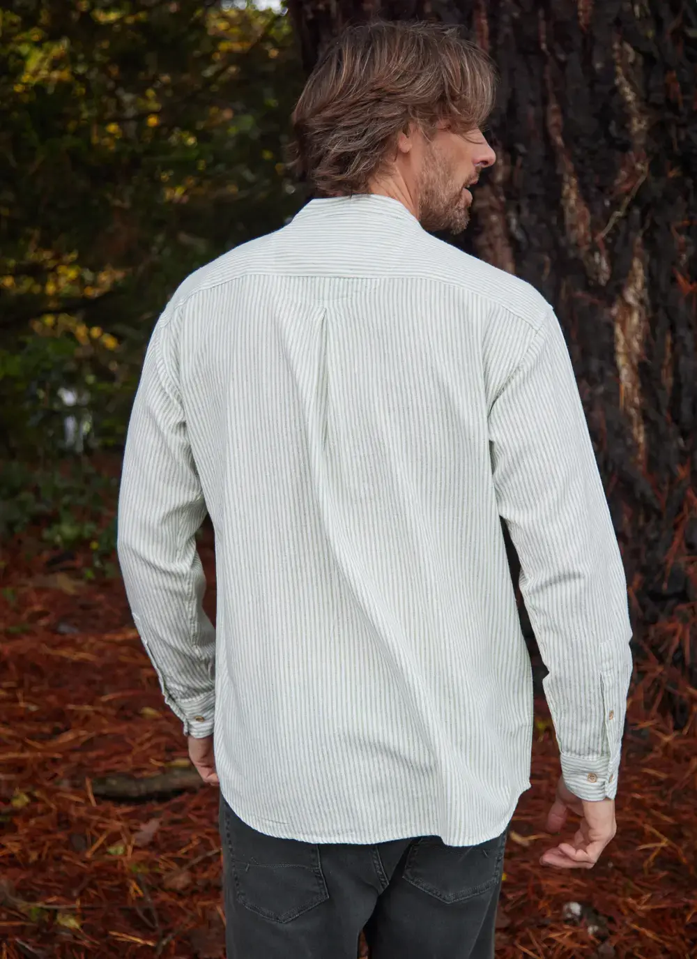 Striped Grandfather Shirt