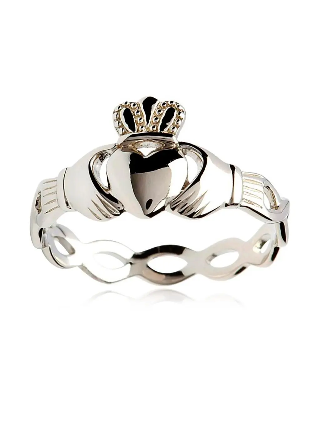 Claddagh Weave Ring Size 5