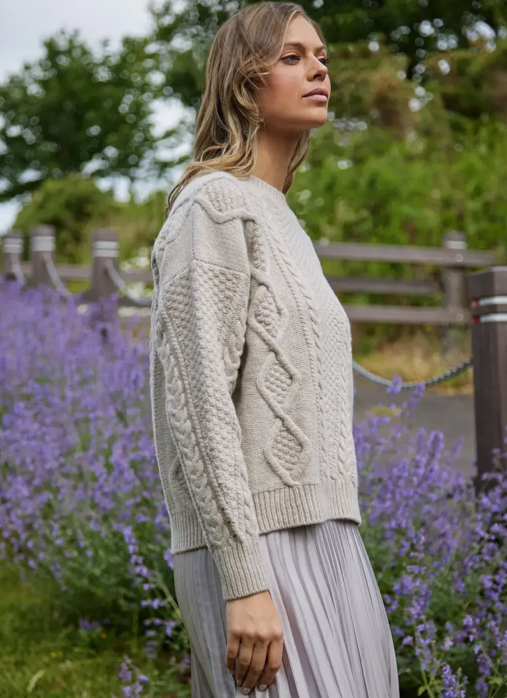 Lambswool Aran Sweater