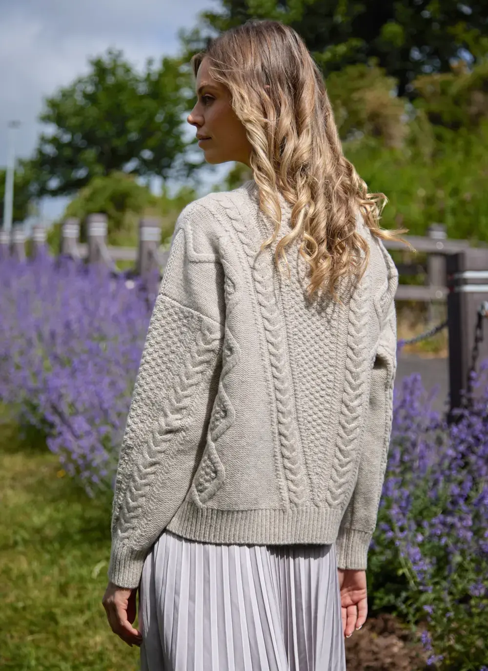 Lambswool Aran Sweater
