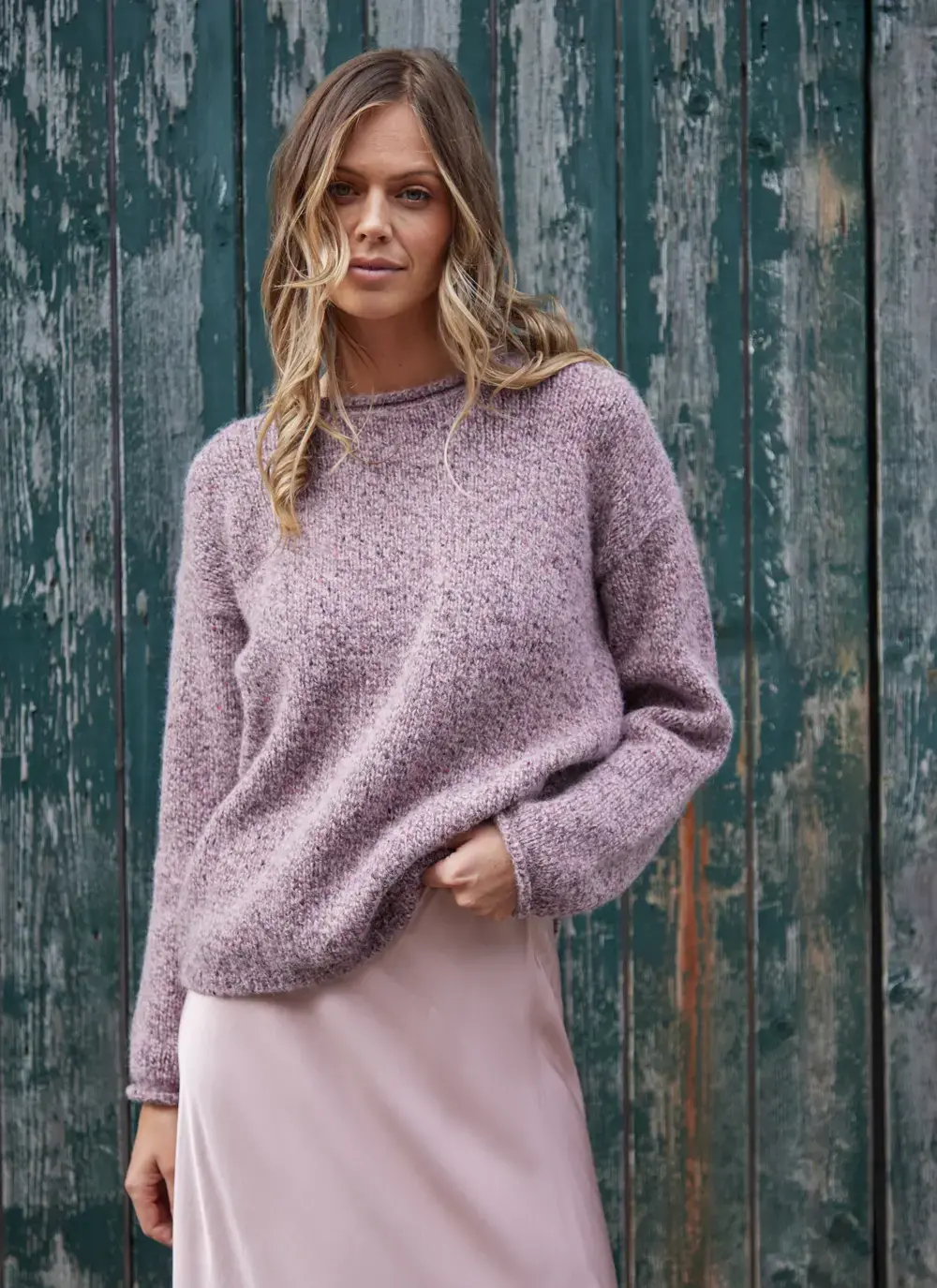Alpaca Roll Neck Sweater