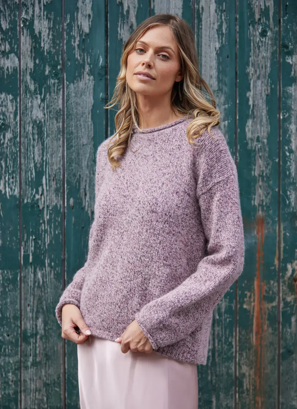 Alpaca Roll Neck Sweater